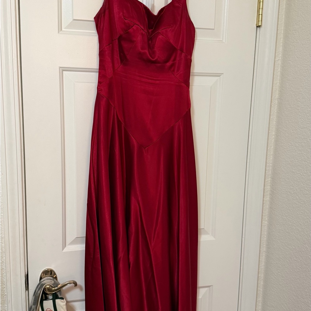 Elegant Red Evening Gown